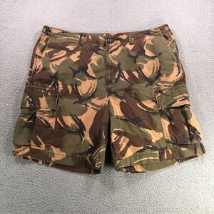 Polo Ralph Lauren Short Men 40 Green Camo Combat Relaxed Surplus Utility Ripstop